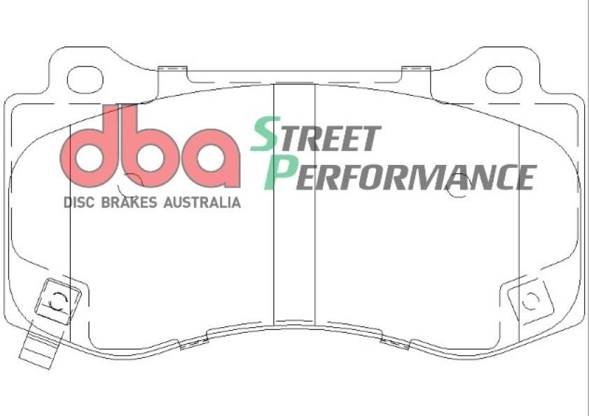 DBA SP PERFORMANCE BRAKE PADS [ Chrysler 300C SRT8 F ] - TecDoc Only