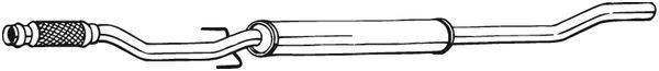 BOSAL 286-411 - Mittelschalld&auml;mpfer