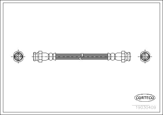 FLEXIBLE DE FREIN NISSAN SUNNY  0705