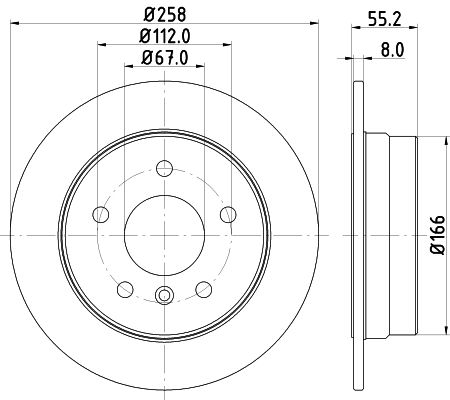 Brake Disc 8DD 355 106-951