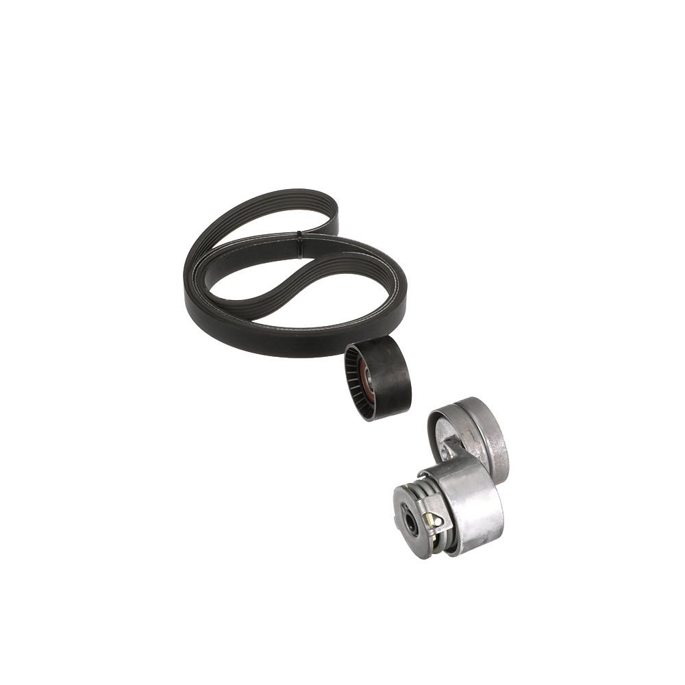 V formos rumbuotas diržas, komplektas