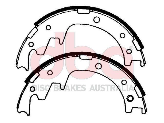 Street Series Brake Shoes [Mitsubishi L300 220mm] - TecDoc Only