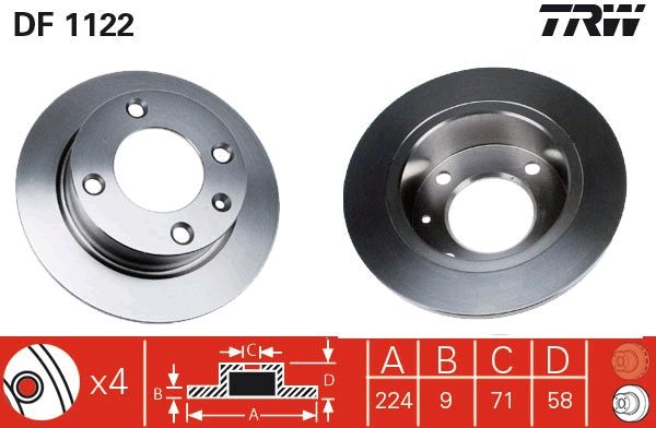 Brake Disc DF1122