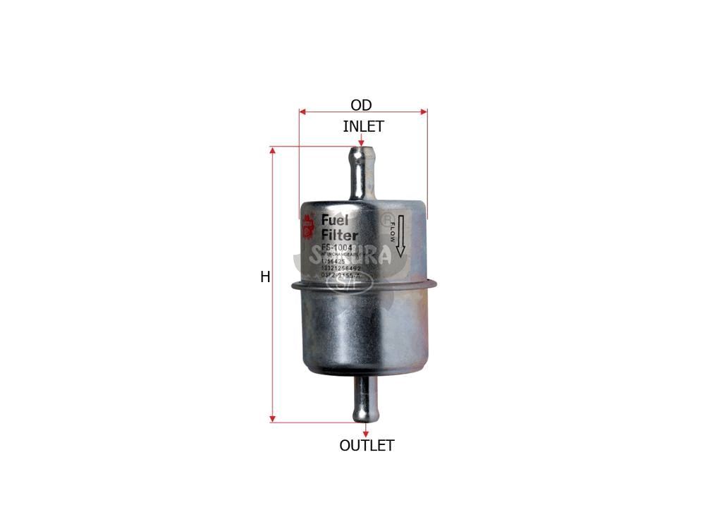 FUEL FILTER FITS Z14 WZ14 - TecDoc Only