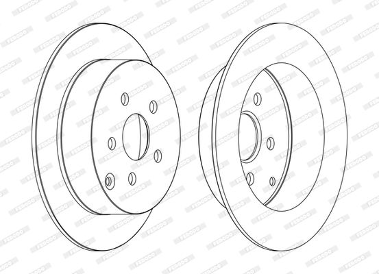 Brake Disc DDF1485C