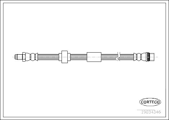 Brake Hose 19034346