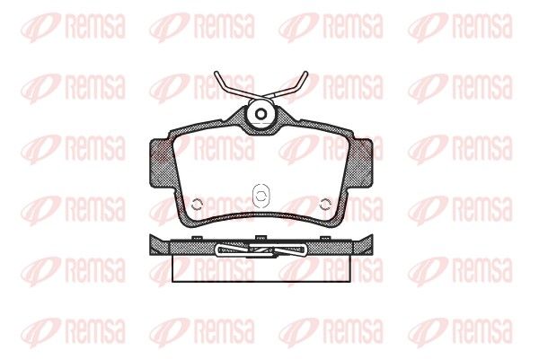 Premium Rear Brake Pad Set Premium Rear Brake Pad Set
