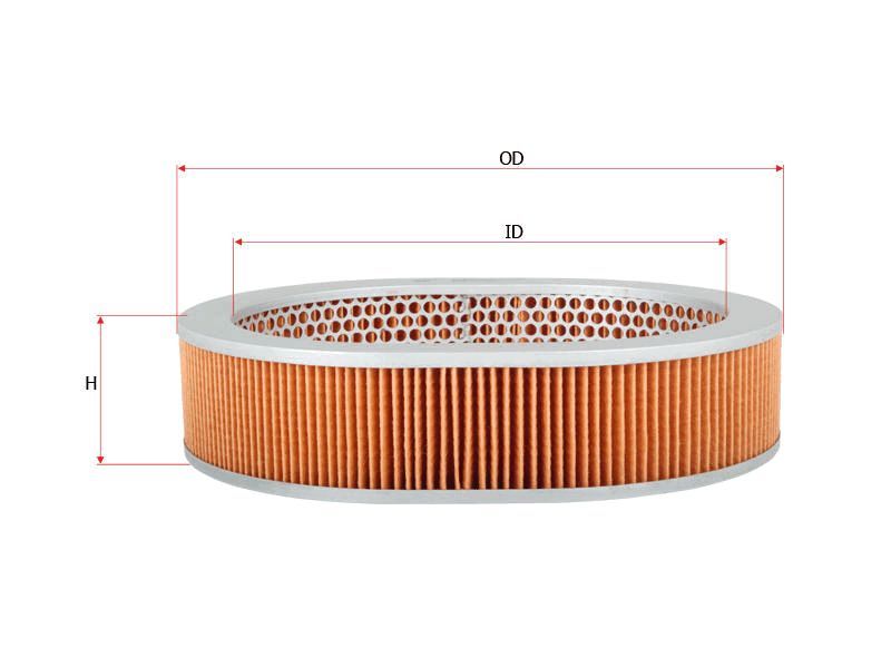 AIR FILTER FITS A349 - TecDoc Only
