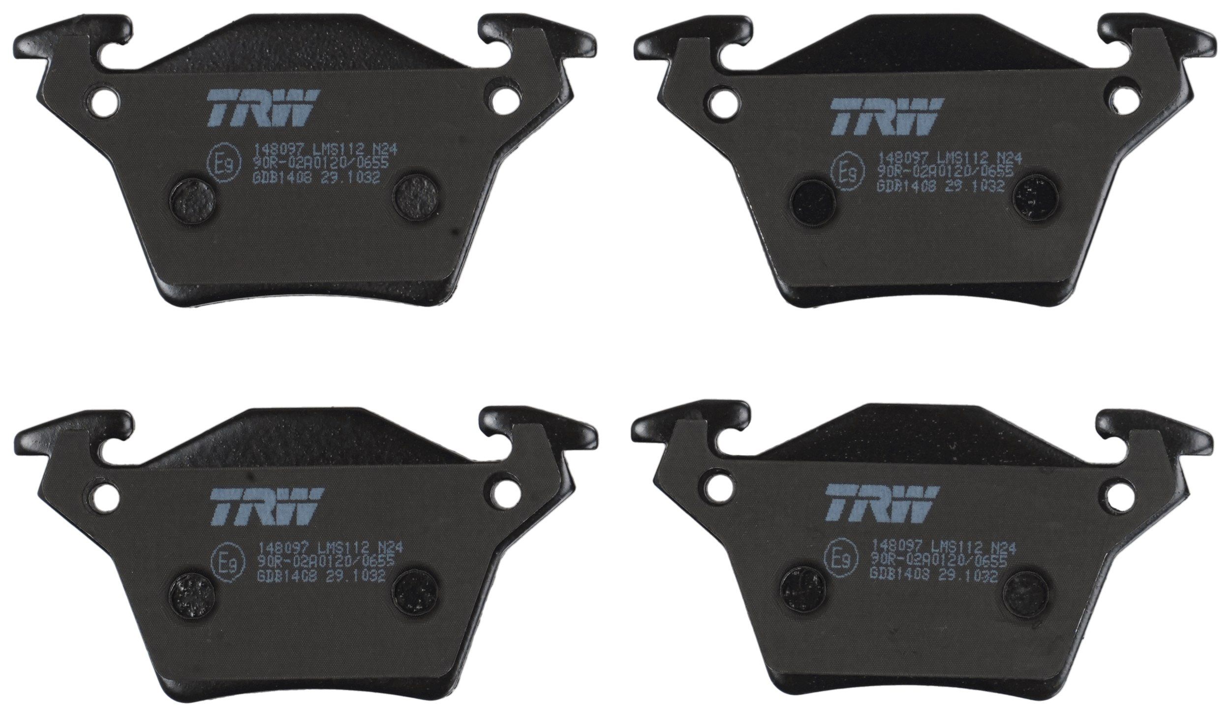 TRW DISC BRAKE PADS - TecDoc 2