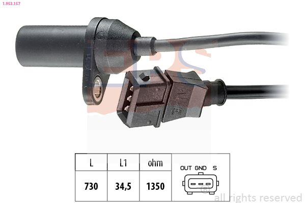 Sensor, crankshaft pulse 1.953.157