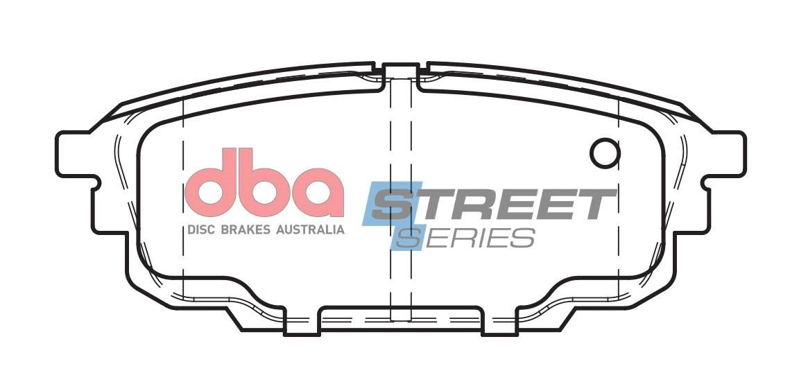 DBA SS STREET SERIES BRAKE PADS [ Ford & Mazda 1998-2014 R ] - TecDoc Only