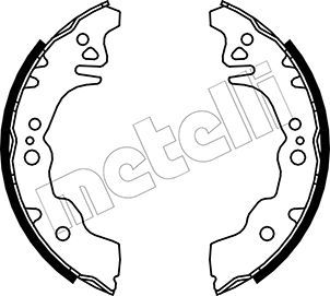 METELLI 53-0043 - Bremsbackensatz