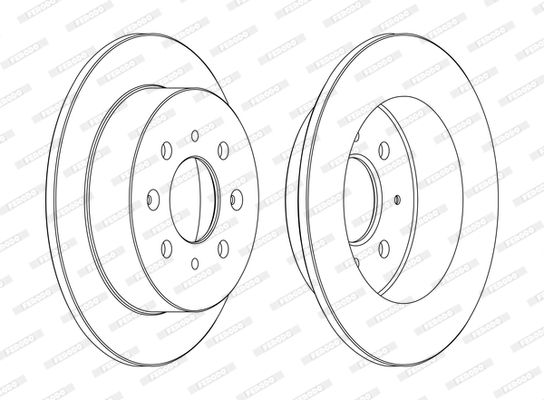 Brake Disc DDF1358C