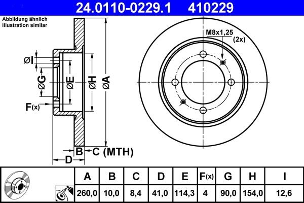 Brake Disc 24.0110-0229.1