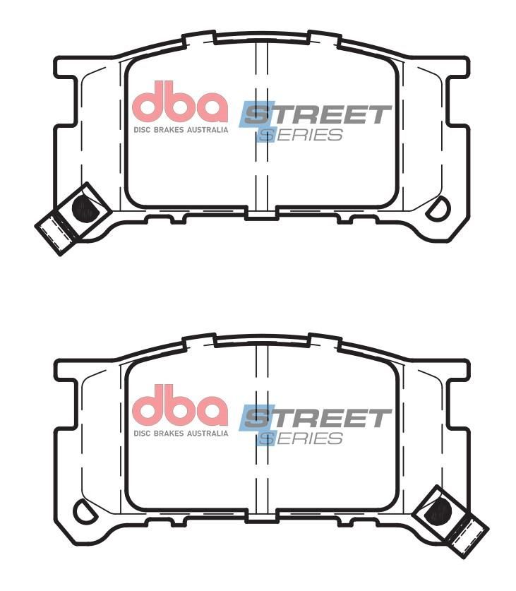 DBA SS STREET SERIES BRAKE PADS [ Subaru 1984-1994 F ] - TecDoc Only
