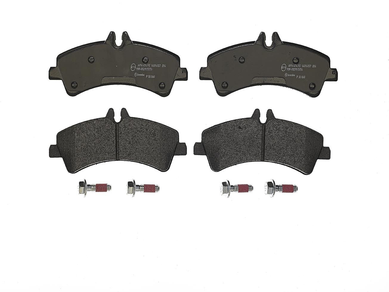 Brembo P 50 060 Bremsbelagsatz, Scheibenbremse