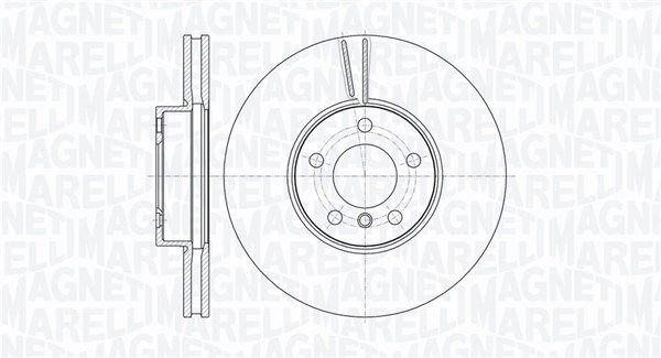 361302040500 MAGNETI MARELLI féktárcsa