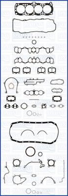 Juego completo de empaques, motor