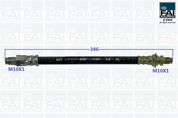 FPBH216 FAI AutoParts PRO fékcső