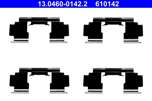 Accessory Kit, disc brake pad 13.0460-0142.2