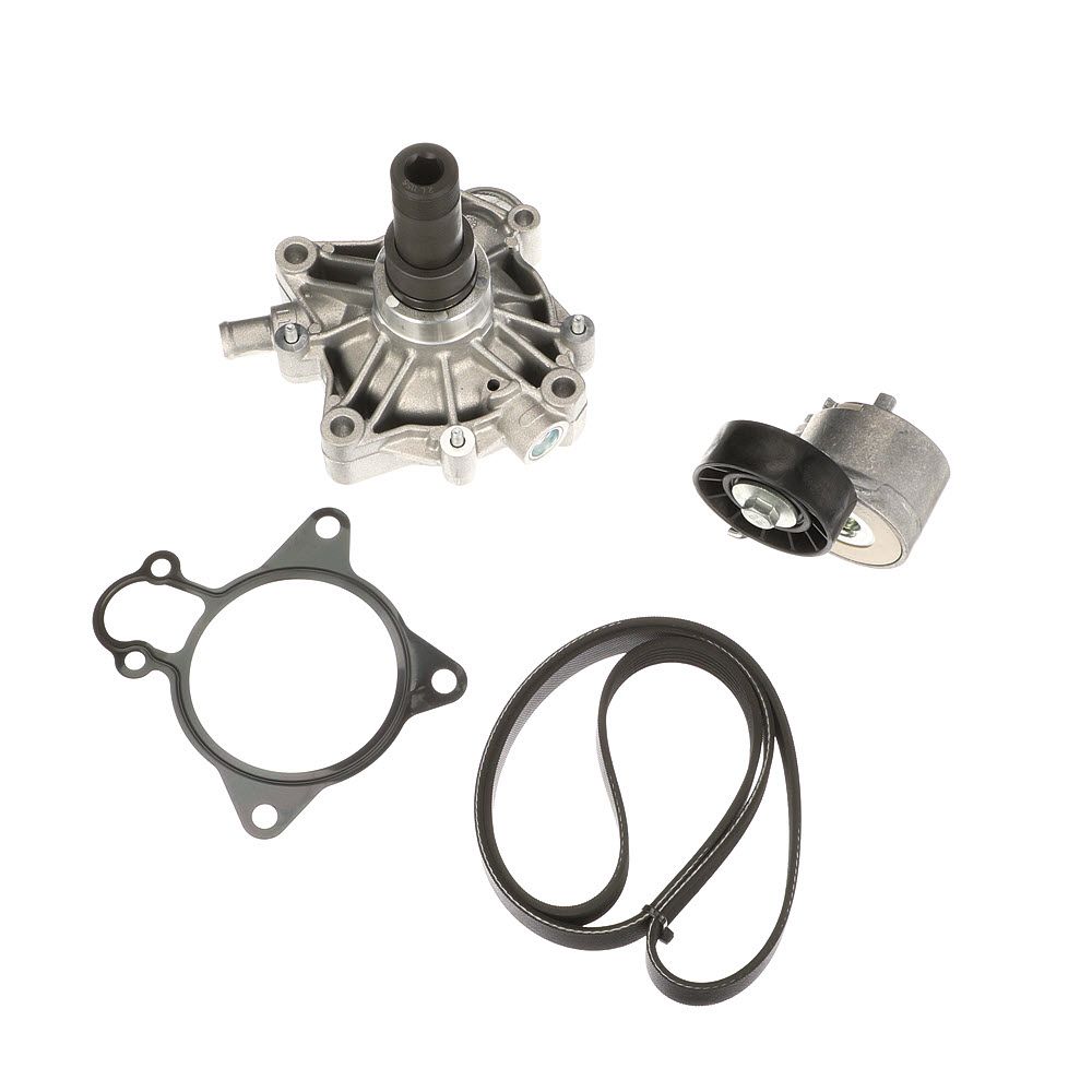 vandens siurblys + V formos rumbuotas diržas, komplektas