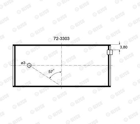 72-3303 GLYCO csapágy