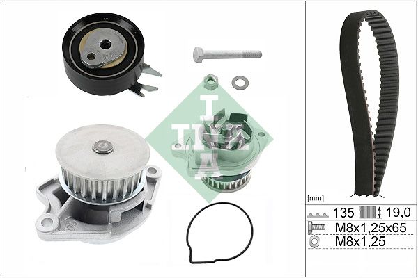 Water Pump & Timing Belt Kit 530 0166 31