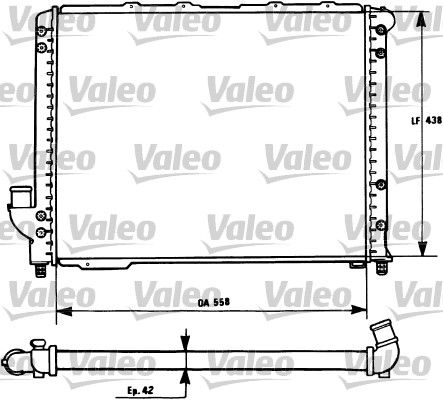 RAD MOT ALFA ROMEO 166  .