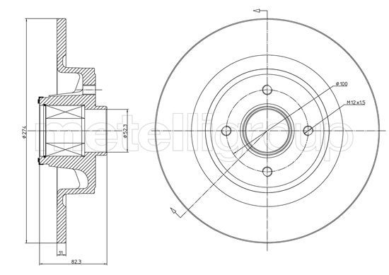 Brake Disc 23-1457