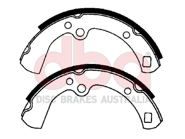 Street Series Brake Shoes [Nissan 1000 / 1200 / 120Y 203.2mm] - TecDoc Only