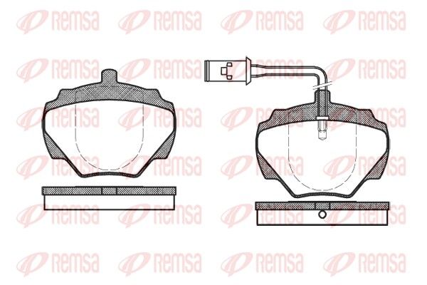 Brake Pad Set, disc brake 0222.01