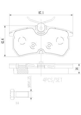 FORD FIESTA WZ 13-19 (RR) - TecDoc 1
