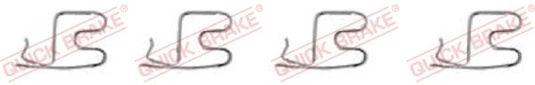 Accessory Kit, disc brake pad 109-1219