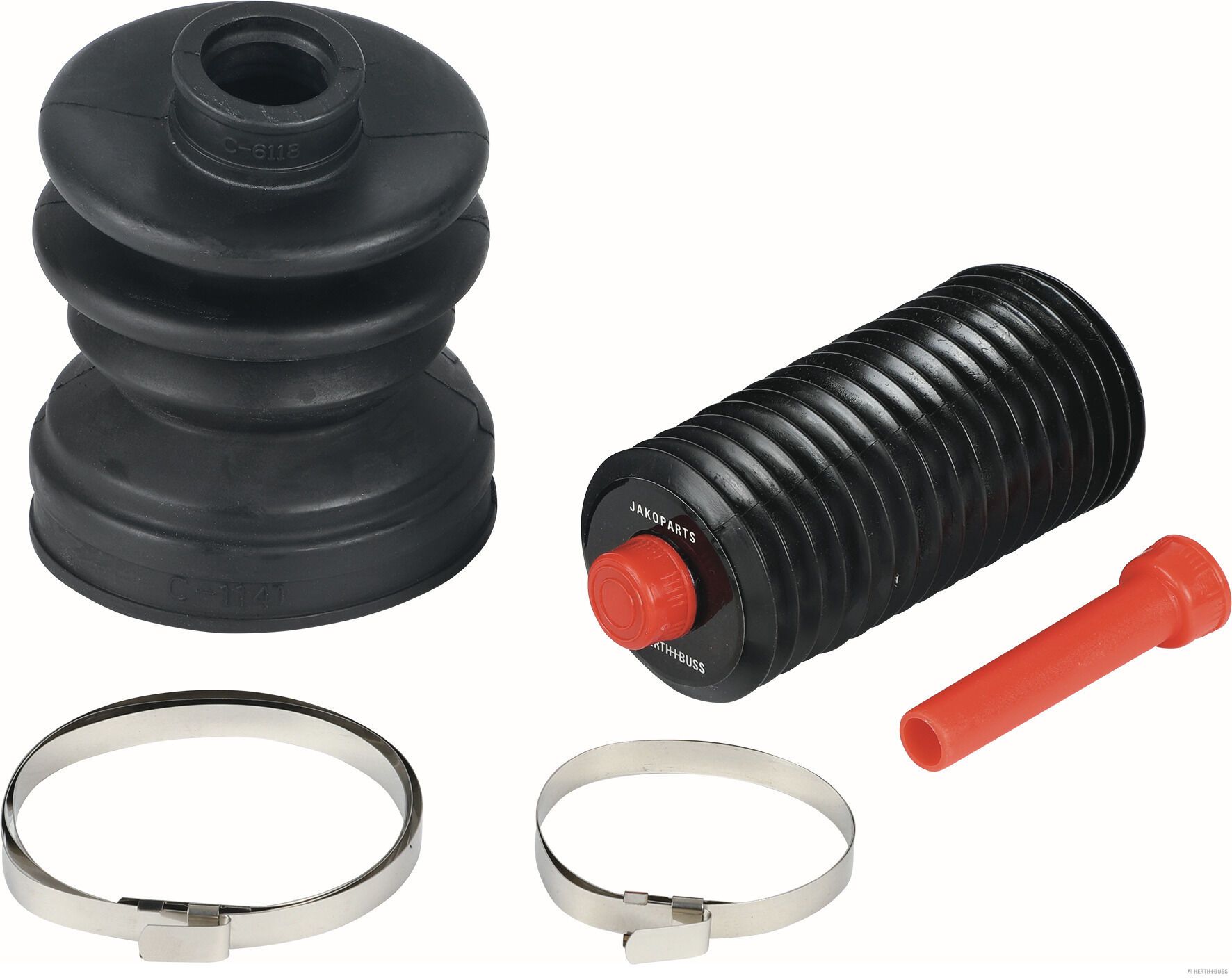 Faltenbalgsatz, Antriebswelle