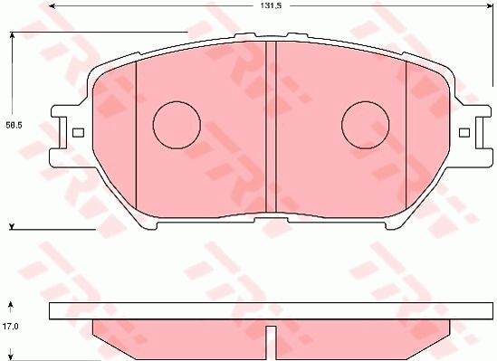 TRW DISC BRAKE PADS - TecDoc Only