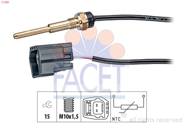 FACET 7.3289 - Sensor, Kühlmitteltemperatur