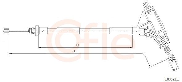 COFLE 10.6211 - Seilzug, Feststellbremse