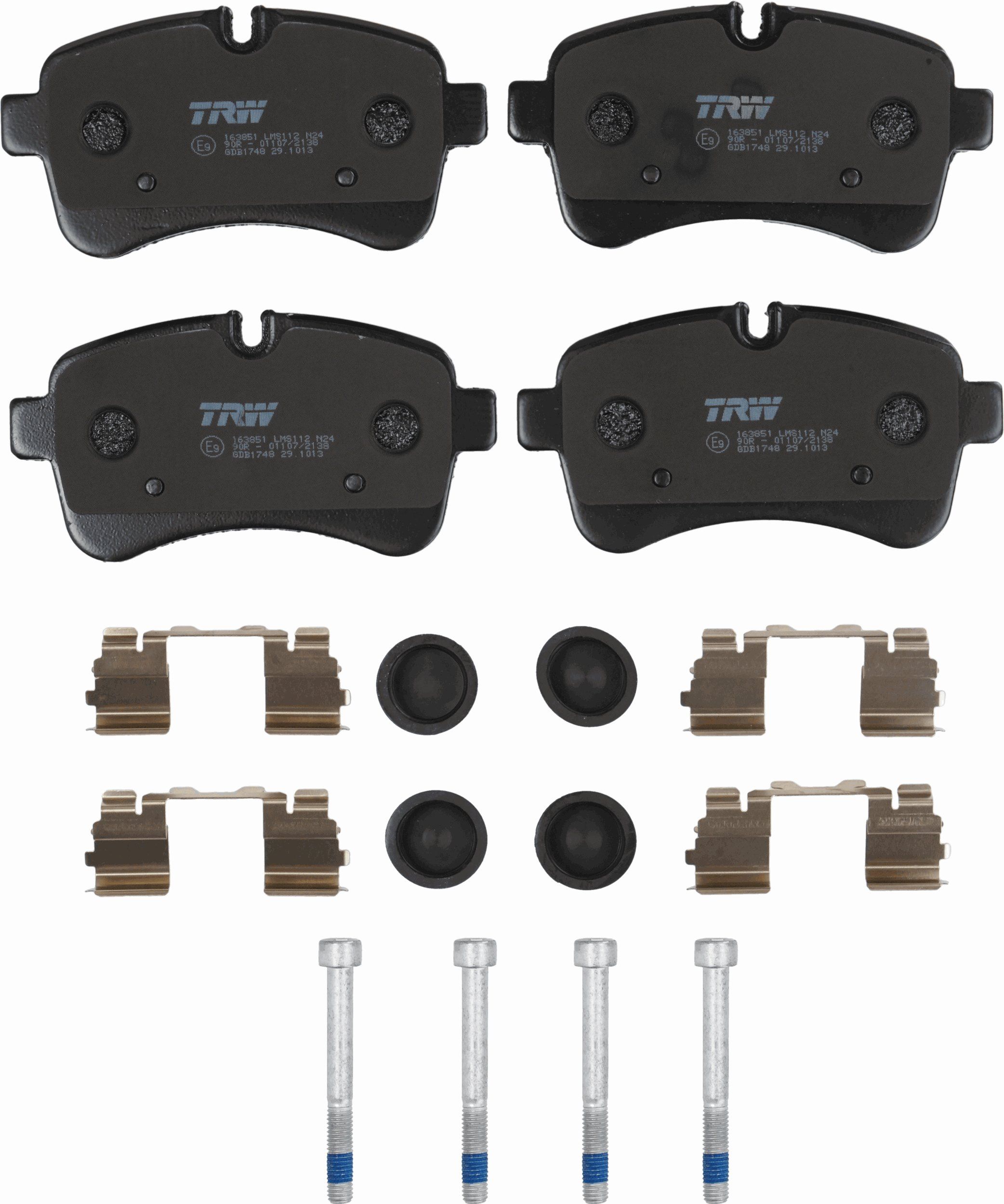 TRW DISC BRAKE PADS - TecDoc 2