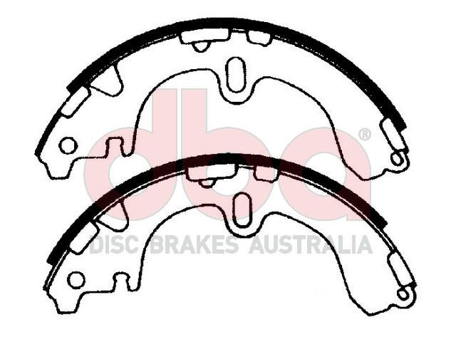 Street Series Brake Shoes [Holden Nova/Toyota Corolla 200mm] - TecDoc Only