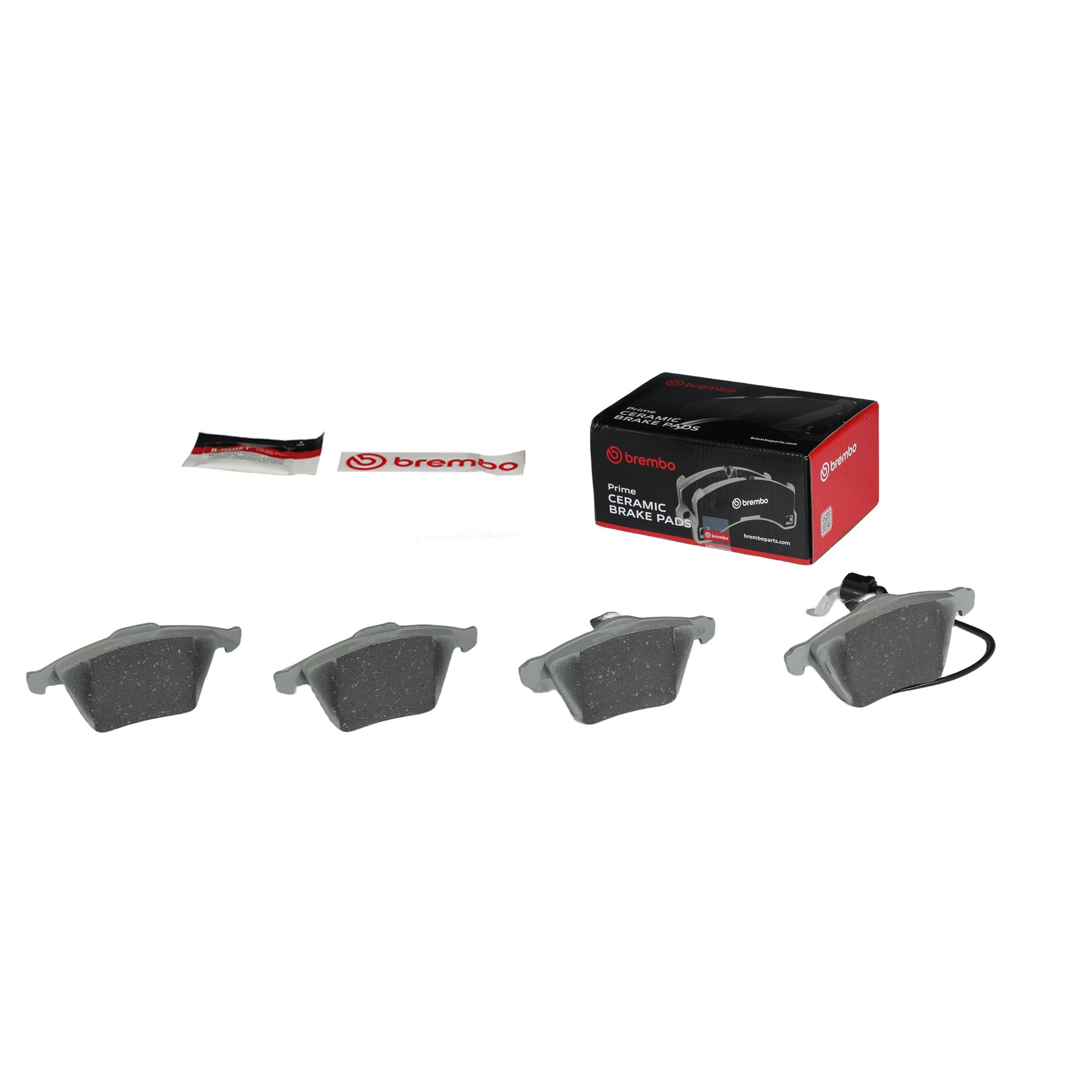 BREMBO DISC PAD -  AUDI A6 V6 C5 02-04 (FRT) *1 W/Sensor - TecDoc 2