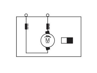 Elektromotor, Innenraumgebl&auml;se