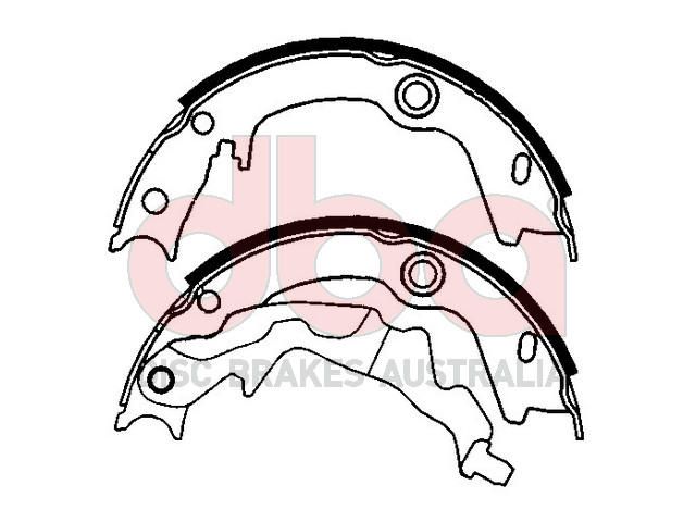 Street Series Brake Shoes [Hyundai Parking Brake 170mm] - TecDoc Only