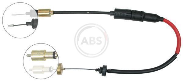 A.B.S. K27550 - Seilzug, Kupplungsbet&auml;tigung