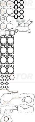 Juego completo de empaques, motor