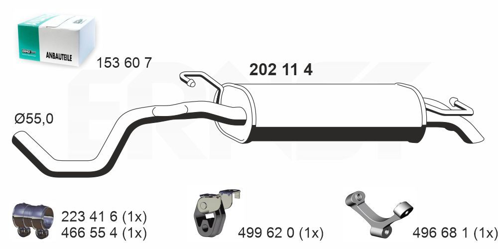 ERNST 202114 - Endschalld&auml;mpfer