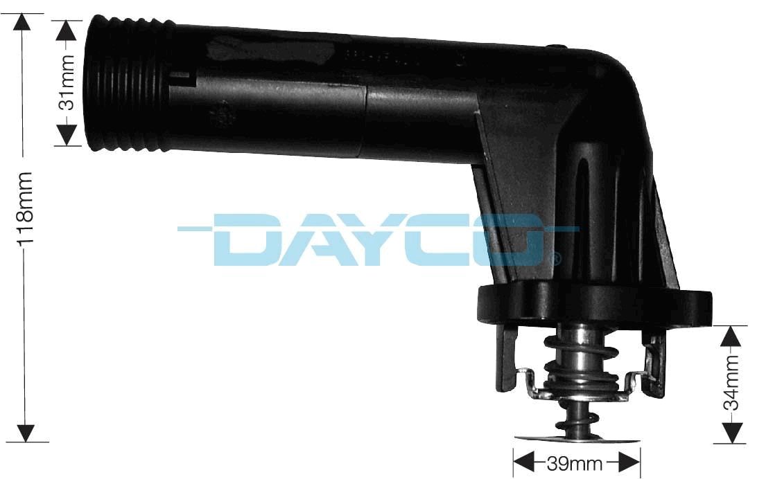 THERMOSTAT HOUSING 95C BMW - TecDoc Only