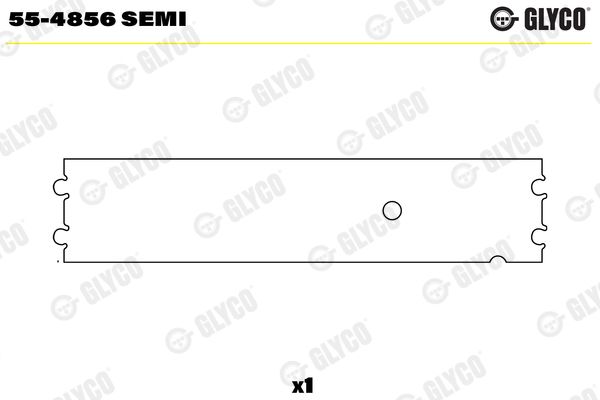 GLYCO 55-4856 SEMI Small End Bushes, connecting rod
