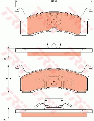 TRW DISC BRAKE PADS - TecDoc Only