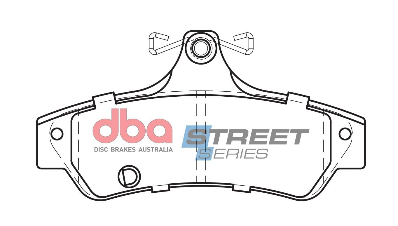 DBA SS STREET SERIES BRAKE PADS [ Mitsubishi 380 2005-2014 R ] - TecDoc Only