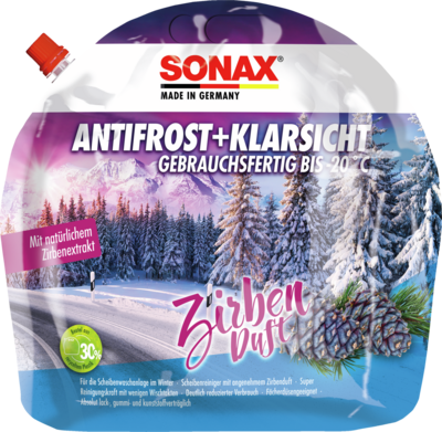 Frostschutz, Scheibenwaschanlage